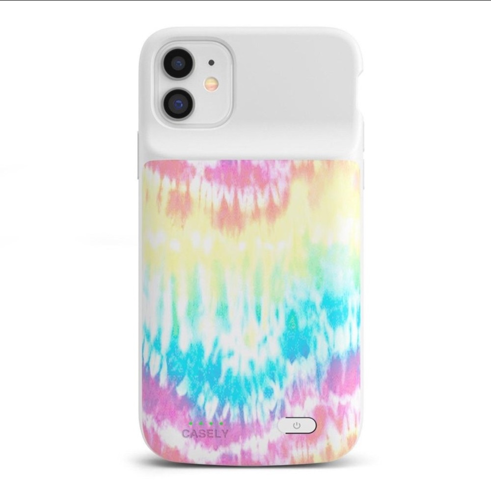 Battery Power Case iPhone 11 WHITE/TIEDYE